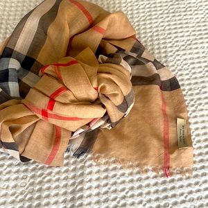 Burberry silk scarves